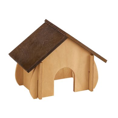 Ferplast (Ферпласт) Wodden House - Домик для грызунов деревянный 19x9,6x13,8 см