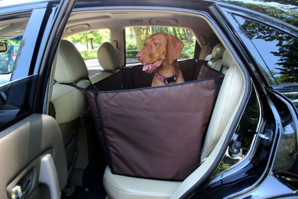 Haustier Elegant Chocolate Автогамак для собак на заднее сидение автомобиля
