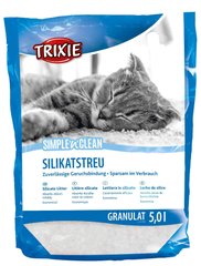 Trixie (Трикси) Simple & Clean - Наполнитель силикагелевый для кошачьих туалетов 5 л