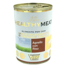 Healthy (Хелсі) Meat - Консервований корм з ягням та рисом для собак (паштет) 400 г