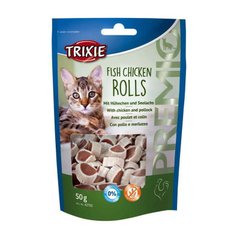 Trixie (Трикси) PREMIO Rolls Light - Лакомство роллы с курицей и сайдой для кошек 50 г