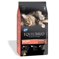 Equilibrio (Эквилибрио) Cat Adult Salmon Indoor - Сухой корм с лососем для взрослых котов 500 г