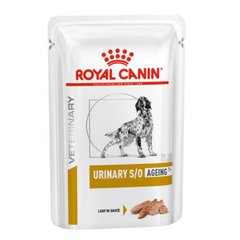 Royal Canin (Роял Канін) Urinary S/O Ageing 7+ - Консервований корм для собак старше 7 років при захворюваннях нижніх сечовивідних шляхів (паштет) 85 г