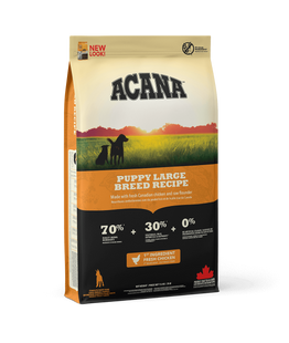 Acana (Акана) Puppy Large Breed Recipe &ndash; Сухой корм с мясом цыплят для щенков крупных пород 17 кг