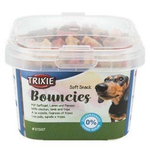 Trixie (Тріксі) Soft Snack Bouncies - Ласощі для собак зі смаком птиці та ягняти, 140 г