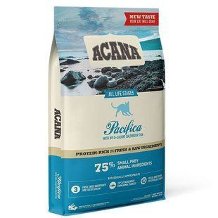 Acana (Акана) Pacifica Cat - Сухой корм с сельдью, макрелью и хеком для кошек всех возрастов, 1,8 кг