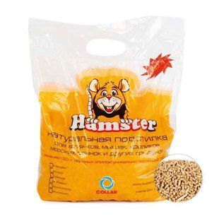 Collar (Коллар) Hamster Standart - Натуральний деревинний наповнювач у вигляді гранул для гризунів 2 кг