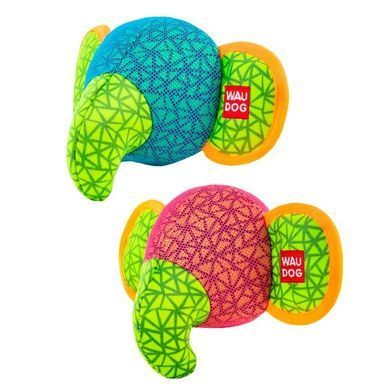 Collar (Коллар) WAUDOG Fun - М&rsquo;яка іграшка Слон з пищалкою для собак, Рожевий, 20х14 см