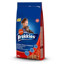 Brekkies (Брекис) Cat Beef - Сухой корм с говядиной для котов 15 кг