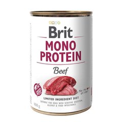 Brit (Брит) Mono Protein Beef - Консервы для собак с говядиной 400 г