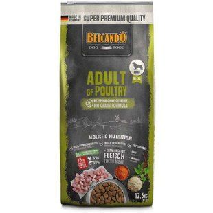 Belcando (Белькандо) Adult GF Poultry - Сухий беззерновий корм із свійським птахом для дорослих собак усіх порід, чутливих до злаків (глютену) 4 кг
