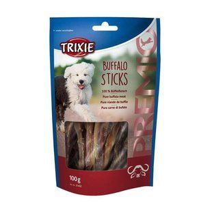 Trixie (Тріксі) (Трикси) PREMIO Buffalo Sticks - Ласощі-палички з м'ясом буйвола для собак, 100 г