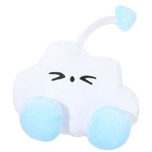 Luuks Up (Лукс Ап) Cloud Dog Plush Toy - Мягкая игрушка Облачко со звуком для собак мелких пород, Голубой / Белый, 20x20x10 см