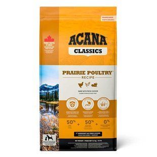 Acana (Акана) Prairie Poultry - Сухий корм з курчам і індичкою для собак всіх порід на всіх стадіях життя, 2 кг