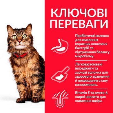Hill's (Хиллс) Science Plan Sensitive Stomach&Skin Adult with Chicken - Сухой корм с курицей для котов с чувствительным желудком и кожей, 300 г Sale1!