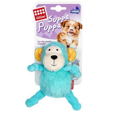 Gigwi (Гігві) Suppa Puppa &ndash; Іграшка Мавпочка з м'ячиком всередині для цуценят, 11х10 см