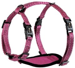 Alcott (Алкотт) Adventure Harness - Світловідбиваюча нейлонова шлея із сітчастою підкладкою для собак Extra small Рожевий