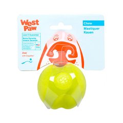 West Paw (Вест Пау) Jive Dog Ball - Іграшка супер-м’яч для собак 5 см Яскраво-зелений