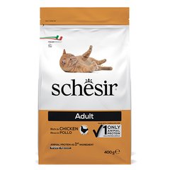 Schesir (Шезир) Cat Adult Chicken - Сухой монопротеиновый корм с курицей для взрослых котов 400 г