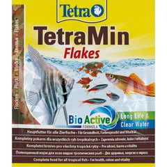 Tetra (Тетра) TetraMin Flakes - Универсальный сухой корм для всех видов декоративных рыбок в хлопьях 12 г