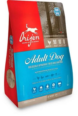 Orijen (Ориджен) Adult Freeze-Dried - Сублимированный корм с мясом цыплят и индейки для взрослых собак 170 г