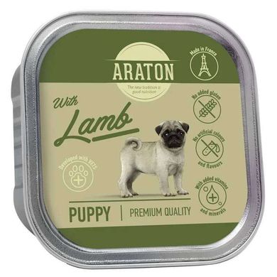 Araton (Аратон) Puppy with Lamb - Вологий корм з ягням для цуценят 150 г