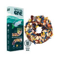 Special One (Спешл Ван) Donuts - Пончики "Цикорій, арахіс, барбарис" на зерновій основі для декоративних гризунів 60 г