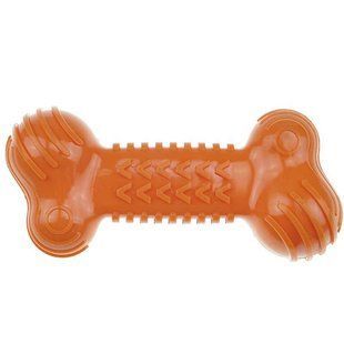 M-Pets (М-Петс) Play Dog Funbone &ndash; Игрушка жевательная Фанбон для собак, Оранжевый, 18х8х5 см