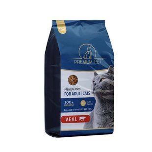 Premium Pet (Премиум Пет) Dry Food With Veal - Сухой корм с телятиной для взрослых кошек, 10 кг