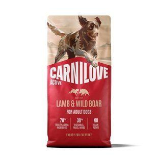 Carnilove (Карнилав) Active Lamb & Wild Boar - Сухой корм с ягненком и диким кабаном для взрослых собак, 12 кг