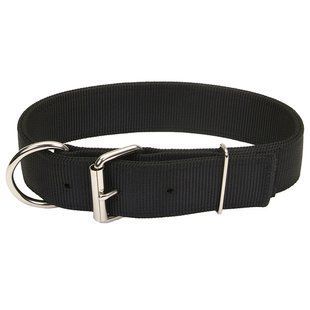 Coastal (Костал) MACHO DOG - Нашийник подвійний для собак, нейлон 4,5х70 см Чорний