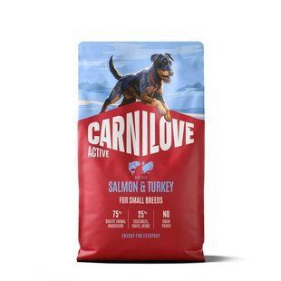 Carnilove (Карнилав) Active Salmon & Turkey Small Breed - Сухой корм с лососем и индейкой для собак малых пород, 4 кг