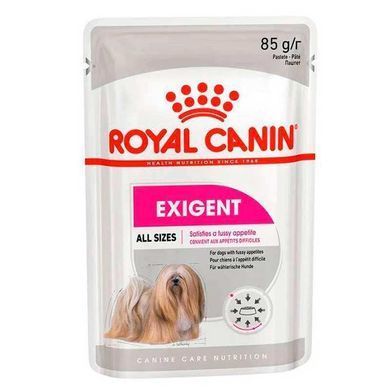 Royal Canin (Роял Канін) Exigent &ndash; Вологий корм з куркою для дорослих собак всіх розмірів, вибагливих до харчування (паштет) 85 г