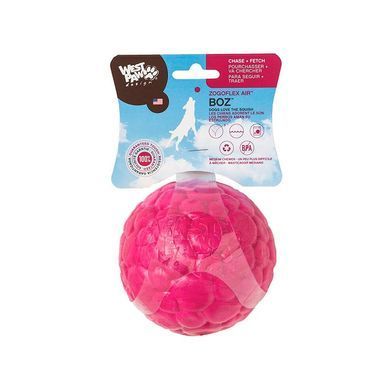 West Paw (Вест Пау) Boz Dog Ball - Игрушка мяч для собак, Зеленый, 6 см
