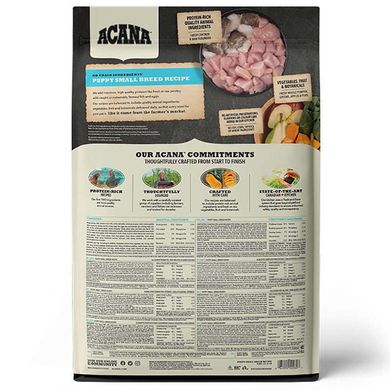 Acana (Акана) Puppy Small Breed Recipe – Сухой корм с мясом цыпленка для щенков малых пород 2 кг