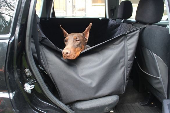 Haustier Elegant Black Автогамак для собак на заднє сидіння автомобіля