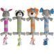 M-Pets (М-Петс) Nabila Long Necks Queak Toy &ndash; Игрушка мягкая Набила Длинная Шея с пищалкой для собак 39х14х5 Серо-голубой