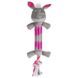 M-Pets (М-Петс) Nabila Long Necks Queak Toy – Игрушка мягкая Набила Длинная Шея с пищалкой для собак 39х14х5 Серо-голубой