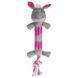 M-Pets (М-Петс) Nabila Long Necks Queak Toy &ndash; Игрушка мягкая Набила Длинная Шея с пищалкой для собак 39х14х5 Серо-голубой
