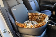 Haustier Luxury Leopard Автокрісло для собак - M