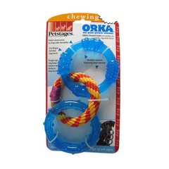 Petstages (Петстейджес) Orka Dental Links - Іграшка для собак "Орка кільця для зубів" 3х10 см