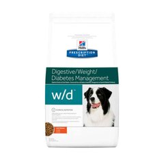 Hill's (Хіллс) Prescription Diet w/d Diabetes Care - Корм-дієта з куркою для собак при цукровому діабеті, надмірній вазі 1,5 кг