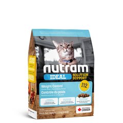 Nutram (Нутрам) I12 Ideal Solution Support Weight Control Cat - Сухой корм с курицей для котов с избыточным весом 1,13 кг