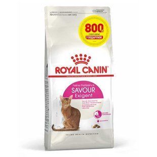 Royal Canin (Роял Канин) Savour Exigent - Сухой корм с птицей для котов, привередливых к вкусу, 3,2 кг + 800 г