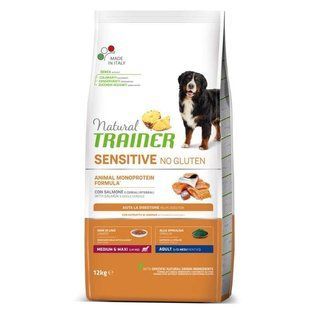Trainer (Трейнер) Natural Sensitive Adult Medium&Maxi With Salmon - Сухий корм з лососем для собак середніх і великих порід з чутливим травленням 12 кг