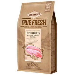 Carnilove (Карнилав) True Fresh Turkey - Сухой корм с индейкой для взрослых собак, 1.4 кг