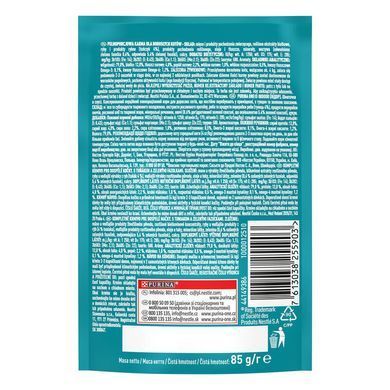 Purina ONE (Пуріна Ван) INDOOR FORMULA - Пауч з тунцем і зеленою квасолею для котів, які мешкають в приміщенні 85 г