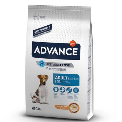 Advance (Едванс) Dog Adult Mini Chicken&Rice - Сухий корм з м'ясом курки для дорослих собак малих порід 800 г