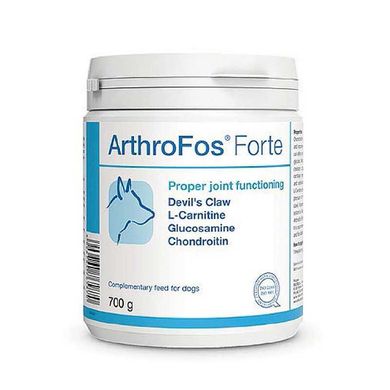 Dolfos (Дольфос) ArthroFos Forte - Витаминно-минеральный комплекс АртроФос Форте для восстановления суставов у собак с глюкозамином и хондроитином 700 г