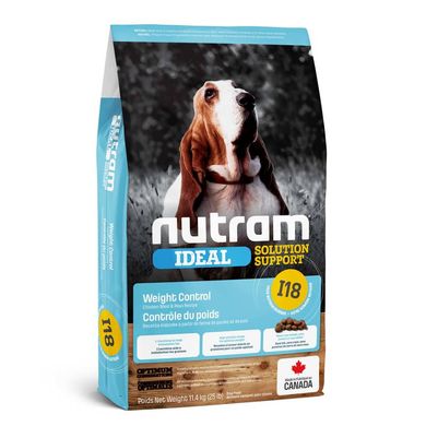 Nutram (Нутрам) I18 Ideal Solution Support Weight Control Dog - Сухий корм з куркою для дорослих собак схильних до ожиріння 2 кг
